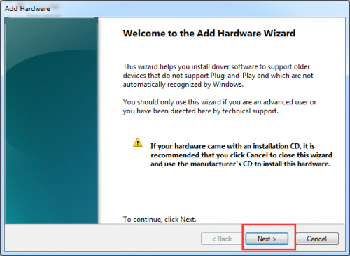 download and install audio output device driver for windows 7
