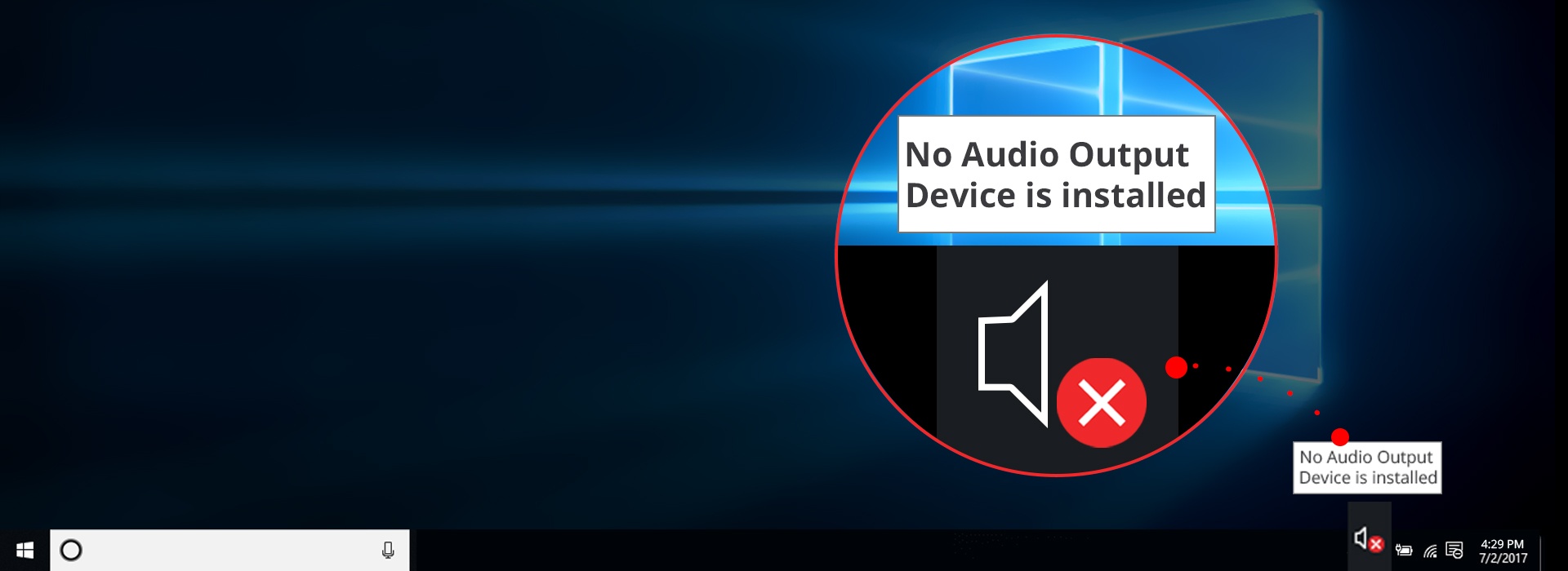Easy to Fix No Audio Output Device is Installed - Driver Easy
