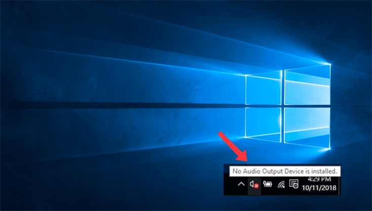 download and install audio output device driver for windows 10