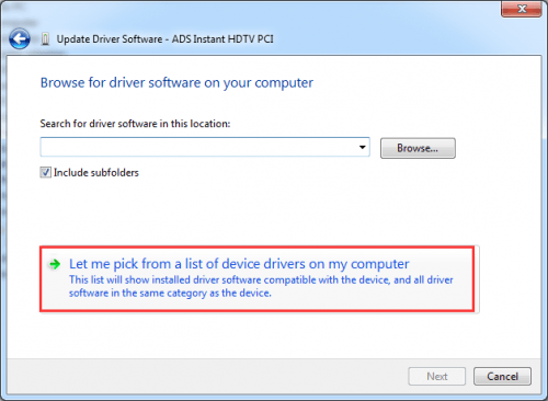 inf file driver