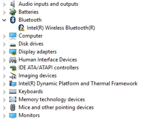download intel wireless bluetooth for windows 10