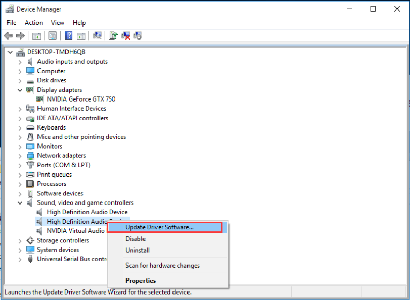 how do i get microsoft hd audio driver