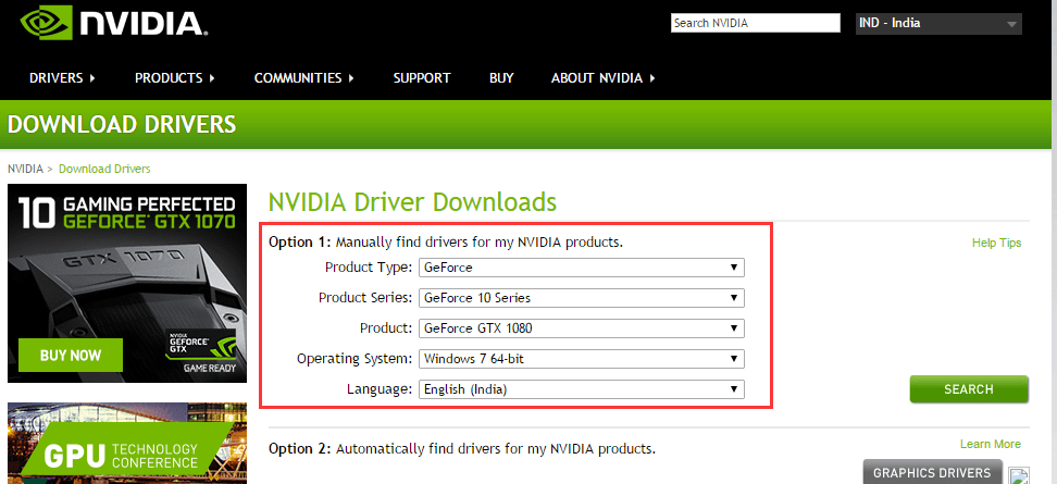 download nvidia drivers windows 7 64 bit