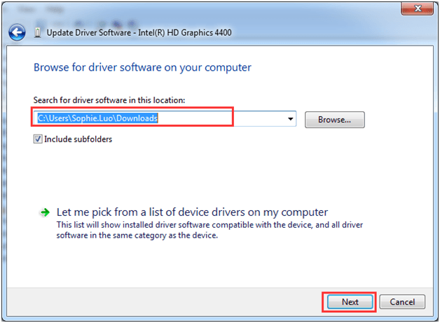 Update vga driver hot sale windows 7