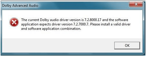 dolby advanced audio driver installer