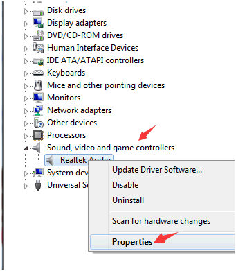 uninstall dolby advanced audio driver