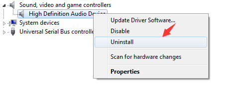 uninstall dolby advanced audio driver windows 10
