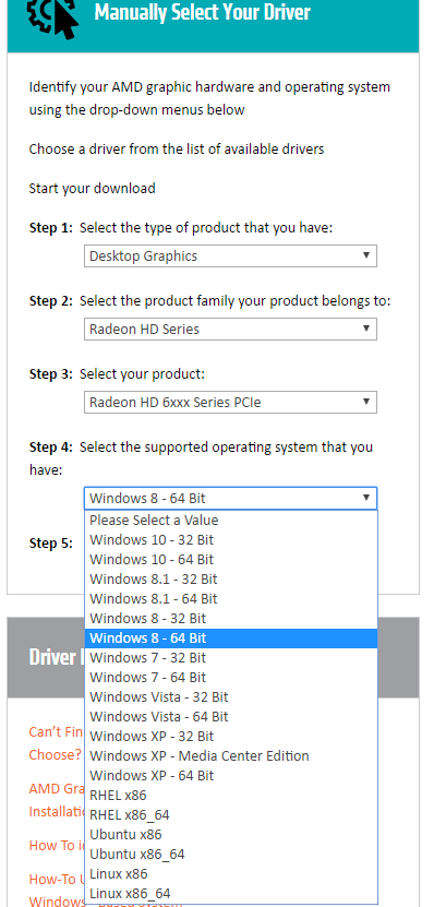 Controlador de graficos amd discount para windows 8.1 64 bits