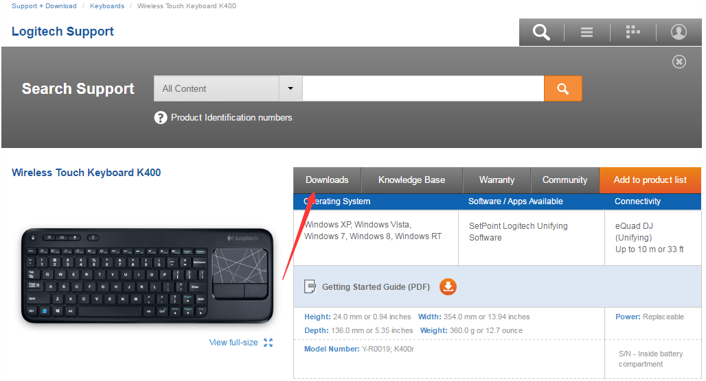 logitech keyboard drivers