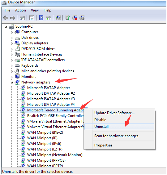 T L CHARGER MICROSOFT TEREDO TUNNELING ADAPTER DRIVER 