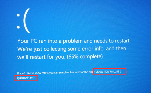 igdkmd64.sys on Windows 10 Blue Screen Error [Solved ...