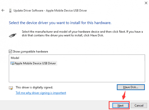 Apple Device Driver Windows 7