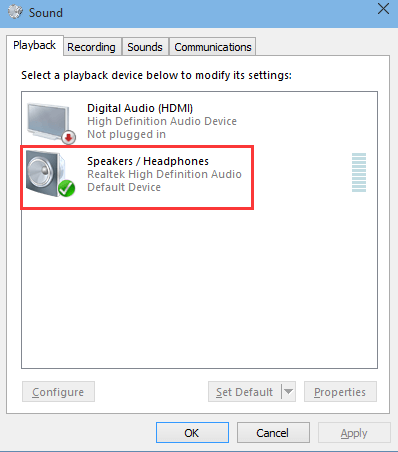 asus realtek hd audio manager headphones not working