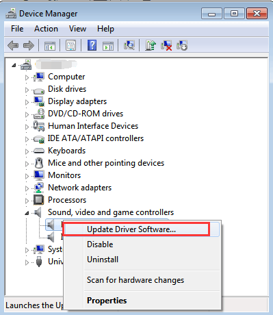 conexant audio device could not be found windows 7