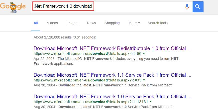 Microsoft framework 3.5