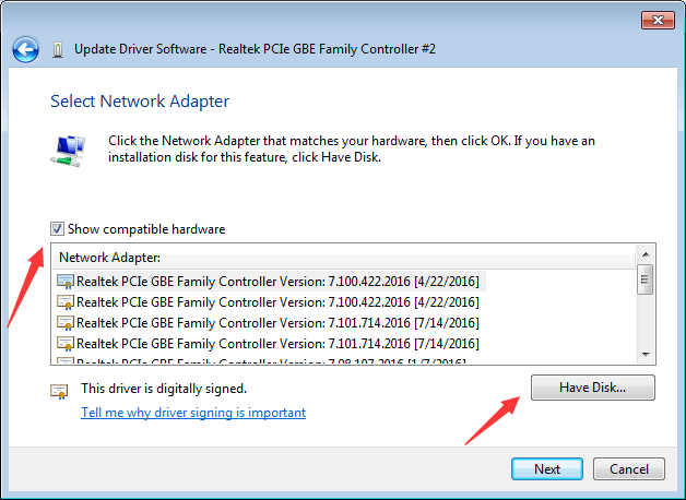 intel 82577lm gigabit network adapter driver windows 10