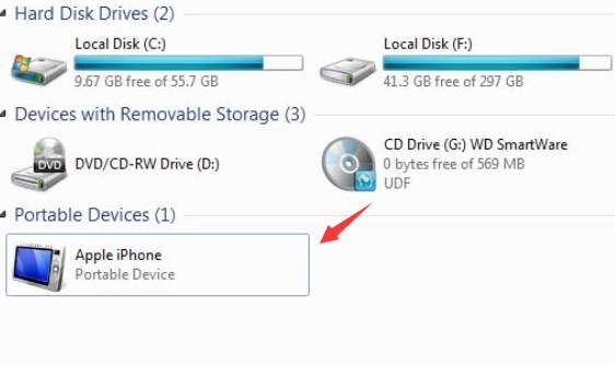 iphone usb device not recognized windows 7