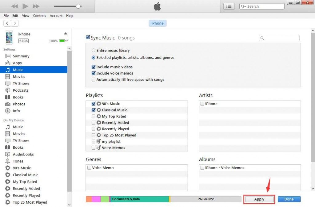 How to Transfer/ Sync Music to Computer iTunes, the easy ...