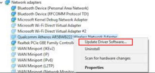 Qualcomm Atheros Wireless Network Adapter