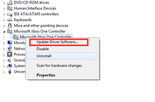 microsoft xbox one controller driver for windows