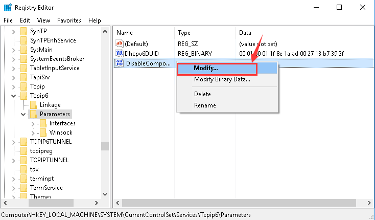 teredo tunneling adapter driver problem