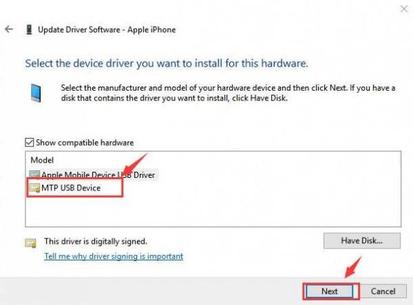 Apple iphone driver windows 10