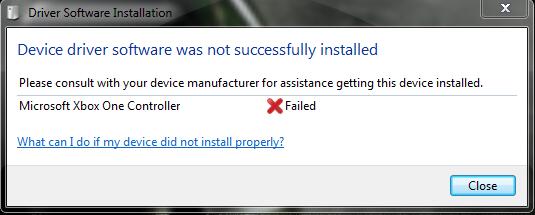 cannot find microsoft controller driver