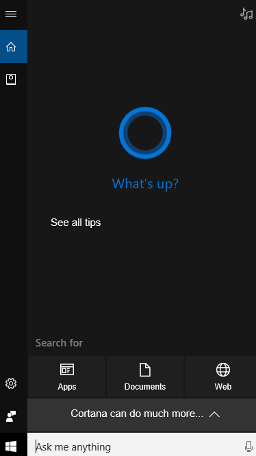 cortana search not working windows 10