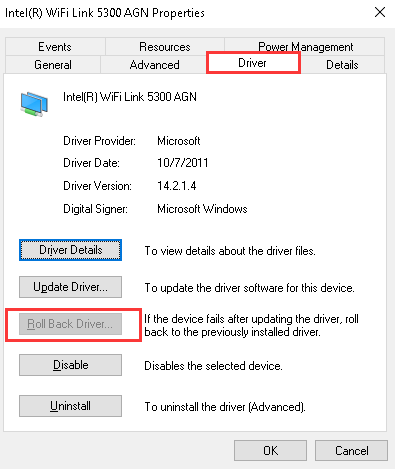 windows 10 intel 5300 agn driver