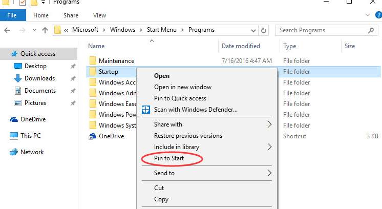 create network folder windows 10