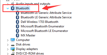 Bluetooth driver not installing windows 10