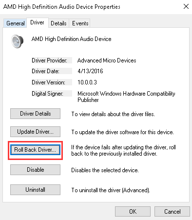 sound device being used by another application