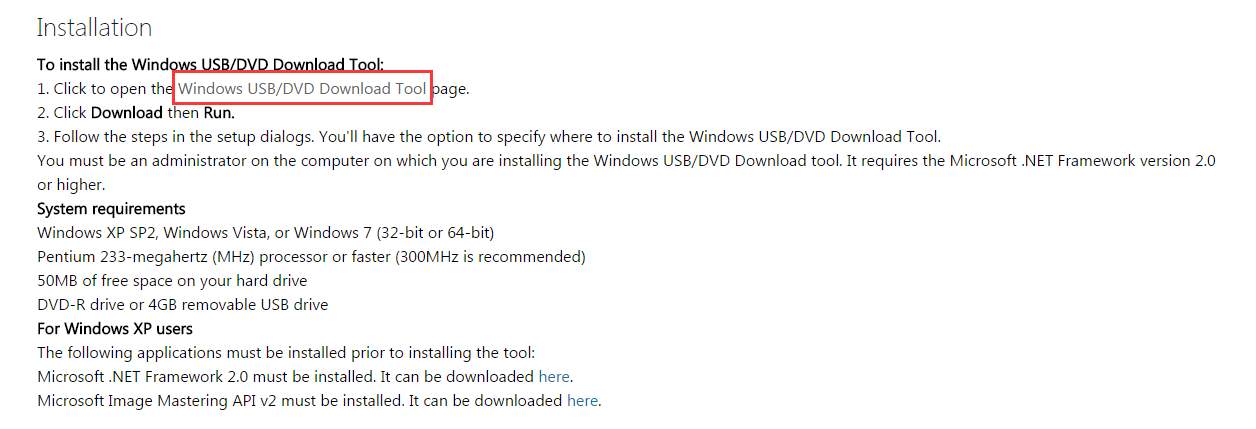 burn iso to usb drive windows 10