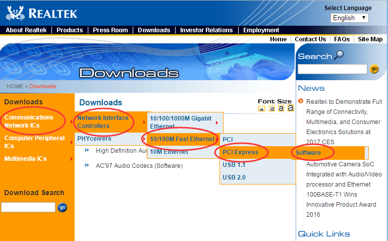 realtek ethernet driver for mac