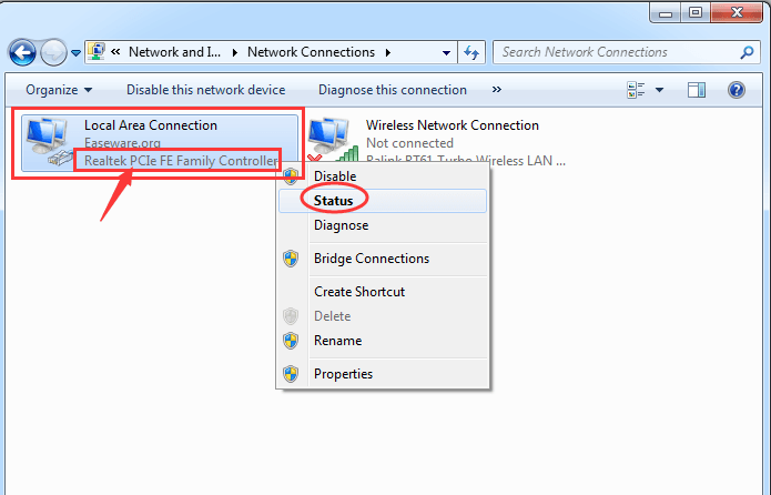 network driver for windows 7