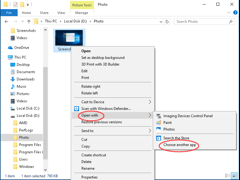 windows 10 photo gallery issues