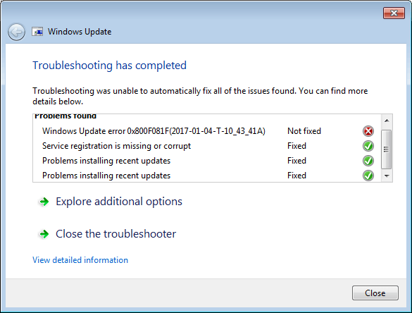 Windows update. Windows update_8024402c. 0x8024402c. Troubleshooting has completed. Troubleshooting перевод
