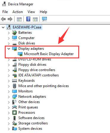 microsoft windows 10 basic display adapter download