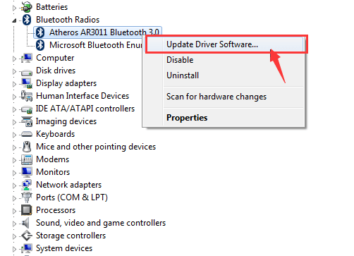 Qualcomm Atheros Bluetooth Driver Windows 10