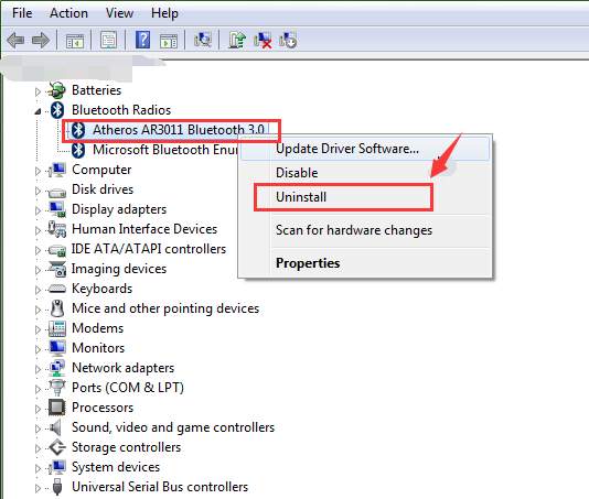 qualcomm atheros wlan and bluetooth client installation program