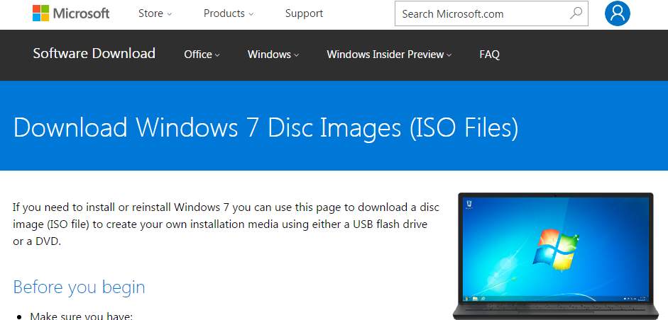 download windows 7 iso file for android