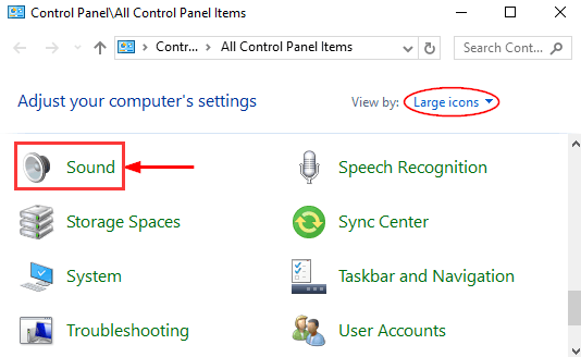 turn off audio enhancements windows 10