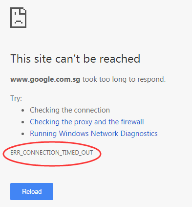 SOLVED ERR CONNECTION TIMED OUT Chrome Error Driver Easy