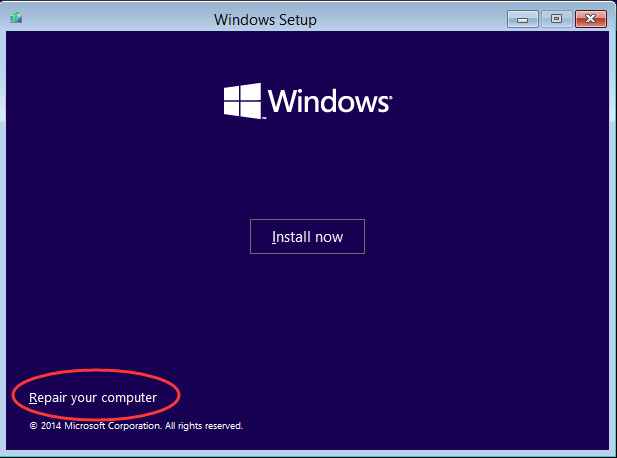 windows 10 boot screen