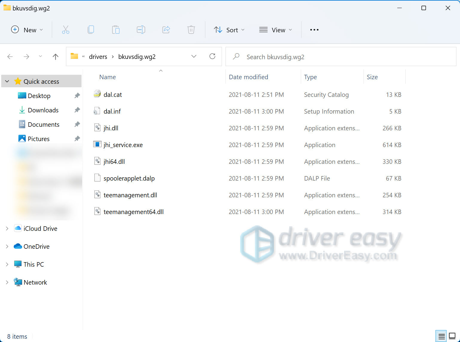 Driver Easy Free Open File Location