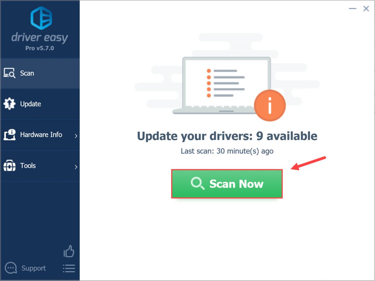 Driver Easy Pro Scan Now