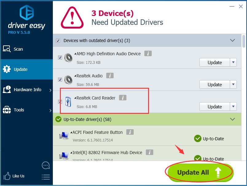 realtek card reader