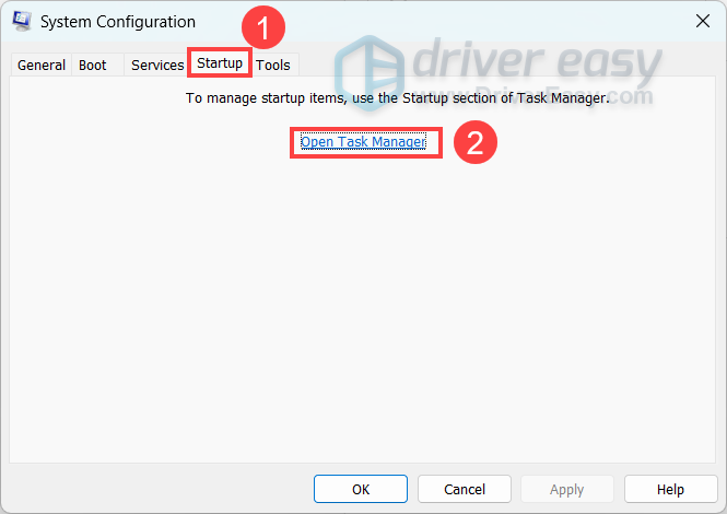 Windows 11 clean boot disable unnecessary startup apps