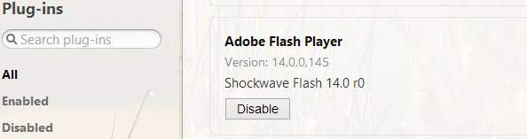 activate adobe flash player on chrome