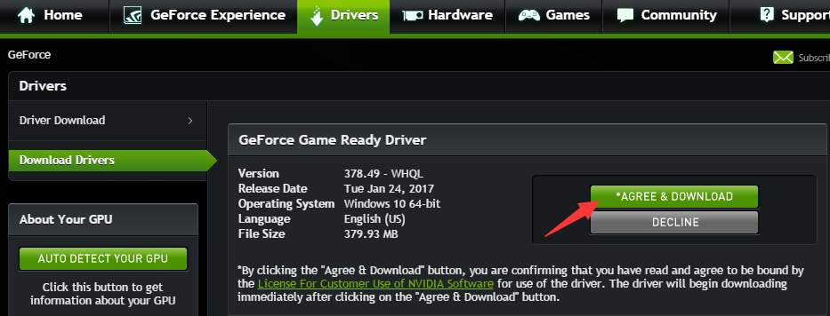 Begin downloading. NVIDIA auto detect. Please update your NVIDIA GEFORCE Driver. GEFORCE 342.01 Driver. GEFORCE Security update Driver.